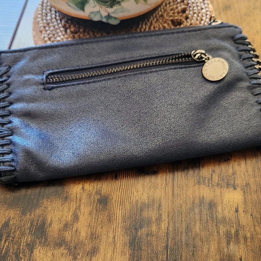 Stella McCartney Falabella Long Wallet Blue - Picture 2 of 10